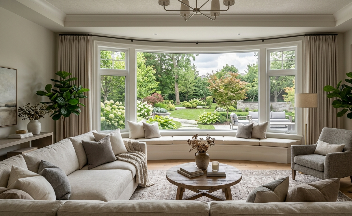 Classic bow windows Jennings LA