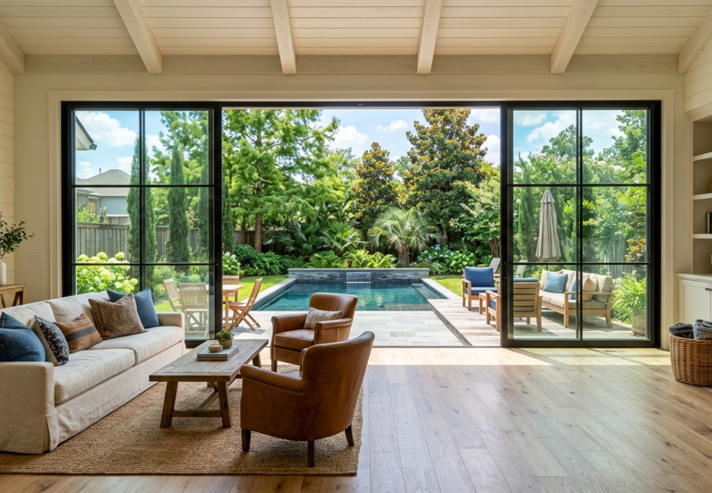 Stylish patio doors Jennings LA